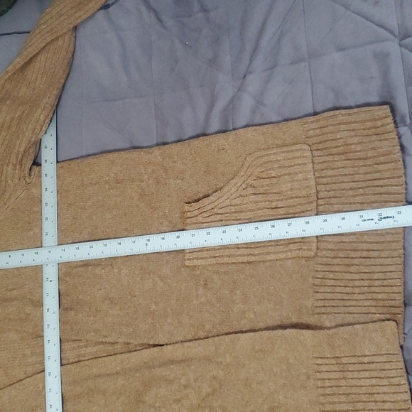 Christian Siriano open front long line soft knot cardigan seeater size 1X - Picture 9 of 9